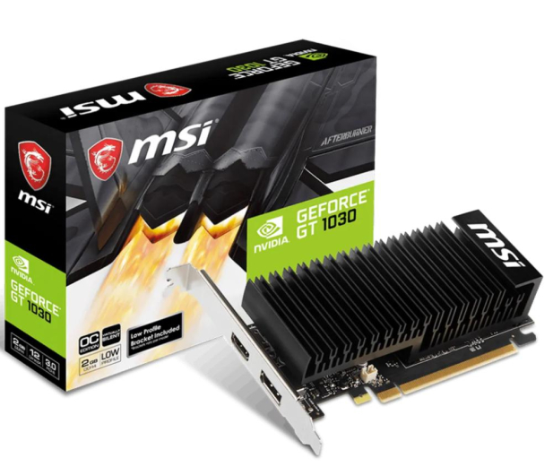 MSI GeForce GT 1030 2GHD4 LP OC 2GB DDR4 - 428856 - zdjęcie